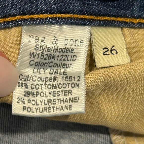 Rag & Bone Capri Cuffed Jeans 26 - Picture 8 of 14